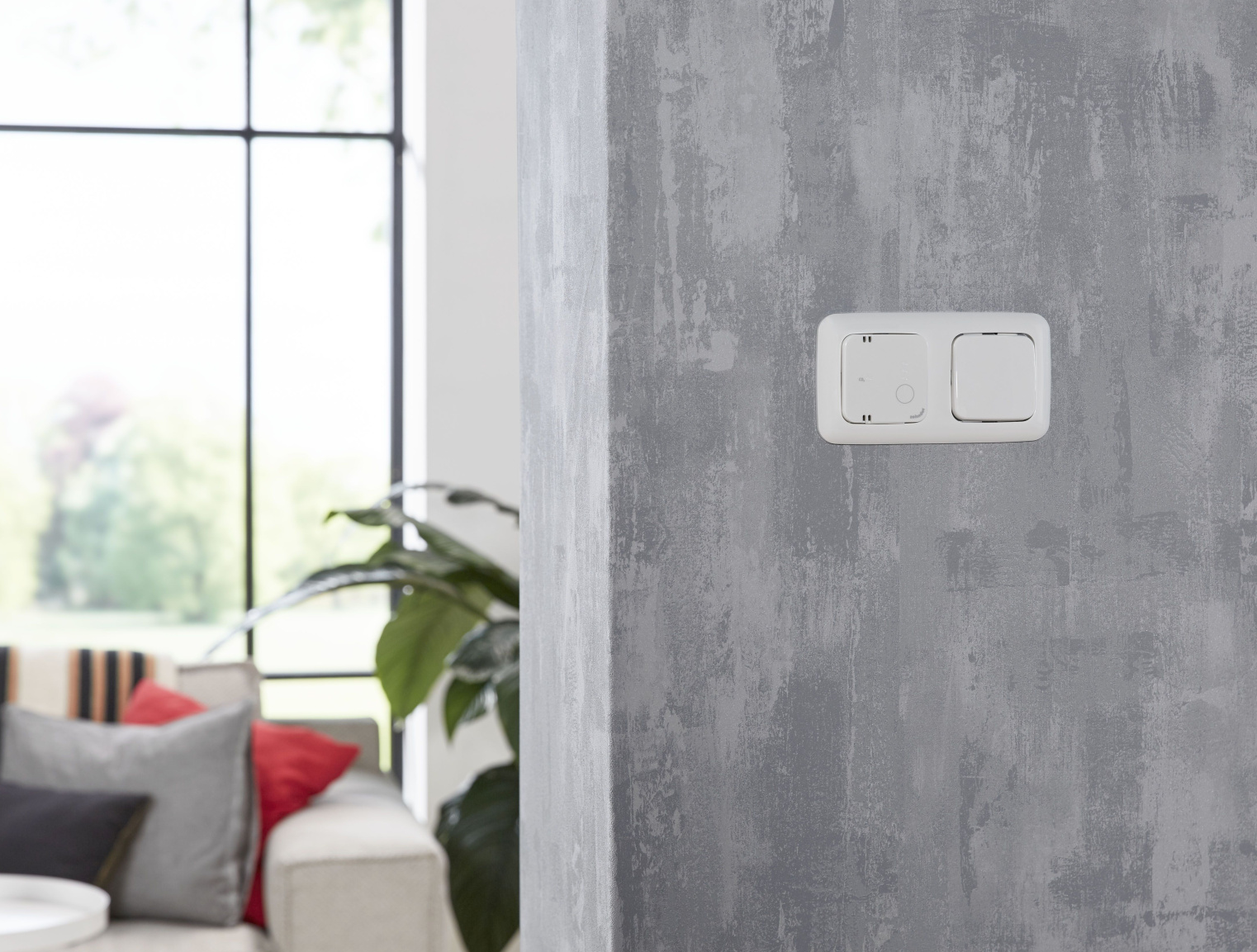 Zehnder_CSY_CO2_Sensor_1 Rendering Zehnder CO2 Sensor RF Comfortable indoor ventilation Front view